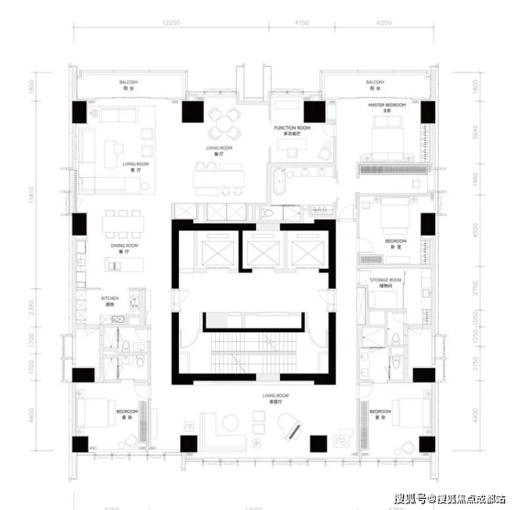 球盟会成都【湛蓝卡地亚蓝庭】首页网站-售楼处中间楼盘详情价钱户型(图6)